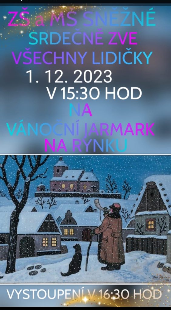 Vánoční jarmark a rozsvícení stromečku